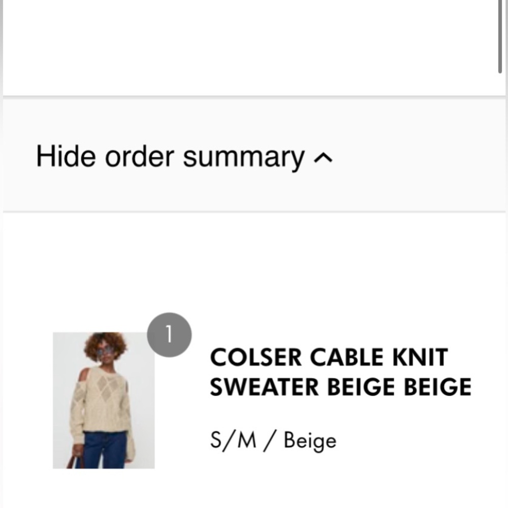 Princess Polly Cable Knit Sweater